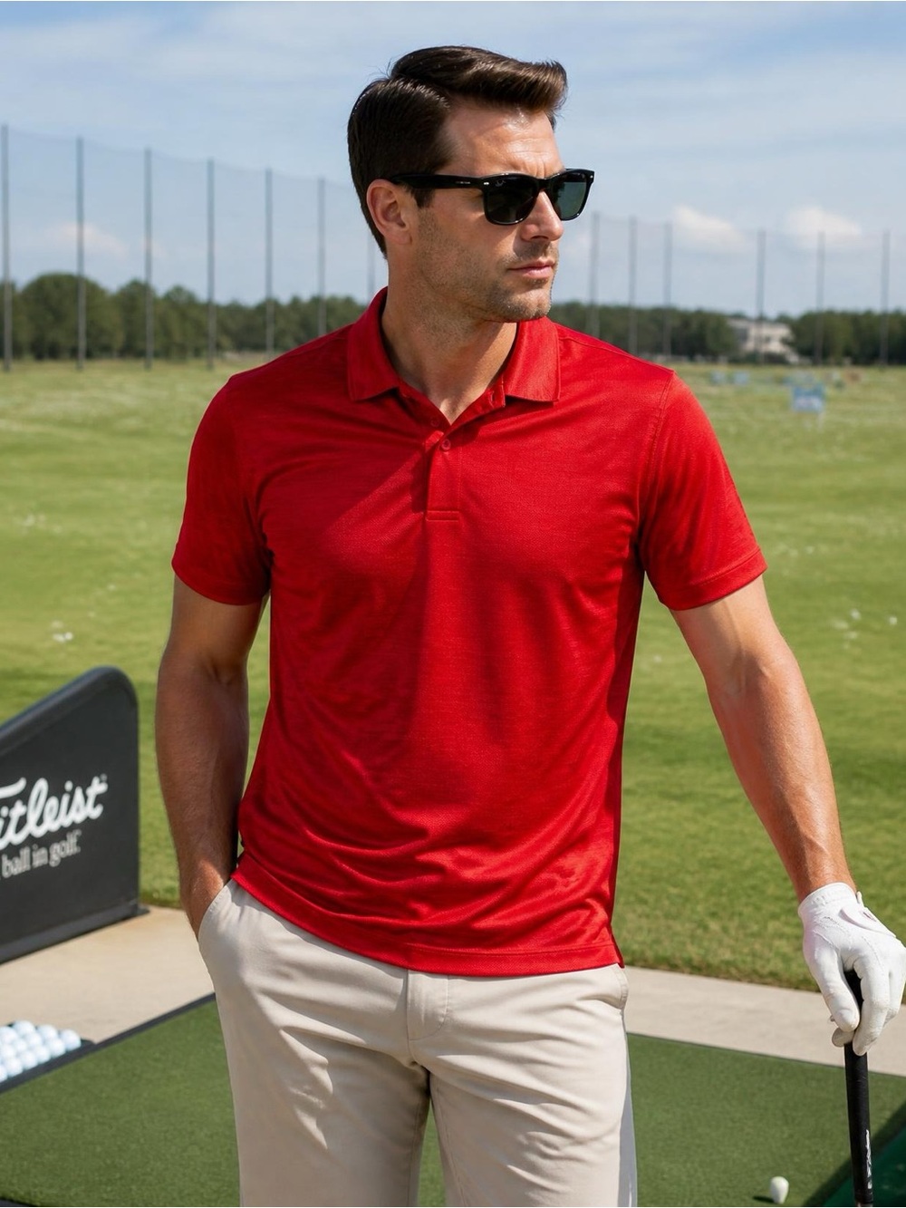 Nike Dri-FIT Modern Fit Shirt - Red Medium